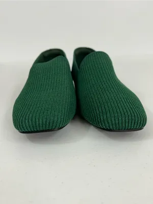 Vivaia Samantha Walker Forest Green Square-Toe Loafers Size 41 or US 9.5 thumbnail 5