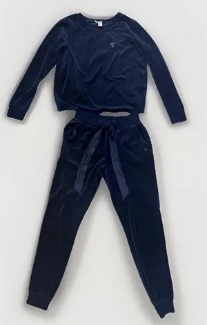 Victoria’s Secret Navy Velour Lounge Set XS EU thumbnail 1