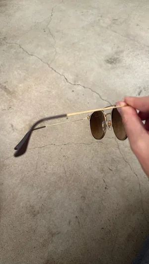Ray-Ban Black and Gold Sunglasses: RB3546 thumbnail 4