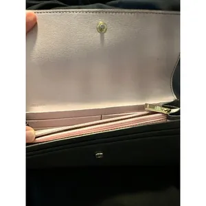 Furla Gray Textured Leather Continental Wallet Card Holder Clutch‎ Italy thumbnail 5
