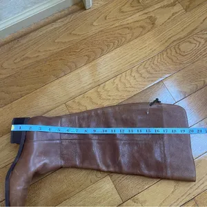Franco Sarto Women's L-Daya Wide Calf Brown Leather Over the knee Boots Sz 8 thumbnail 11