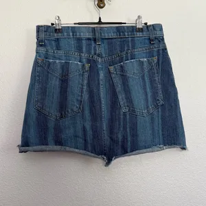 Derek Lam Denim Cleo Crossover Mini Skirt 30 thumbnail 3