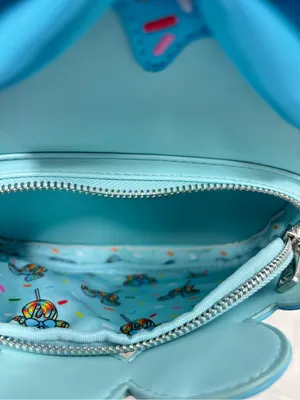 Loungefly Disney Minnie Mouse Lollipop Blue Sprinkle Ears ‎ Backpack - New thumbnail 14