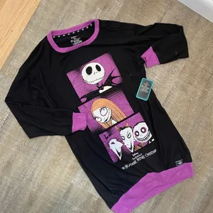 NWT Disney Nightmare Before Christmas Halloween Sweater Dress Tunic Top Women XS thumbnail 4