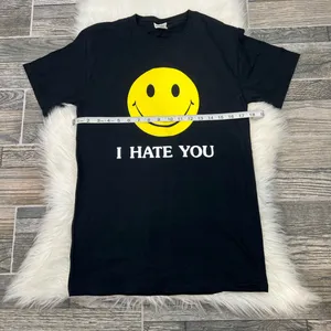 NWOT I Hate You 90s Grunge Tee Shirt thumbnail 5