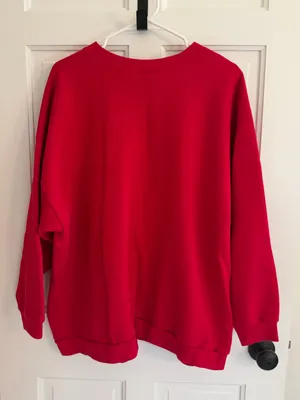 Vintage Disney Winnie the Pooh Embroidered Red Crewneck Sweatshirt‎ thumbnail 2