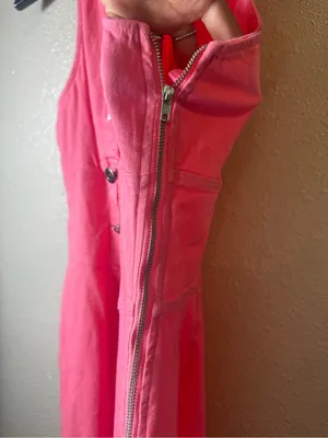 Saints & Secrets NWT Hot Pink Sleeveless Button Front Mini Dress‎ Size S AU 8 thumbnail 10