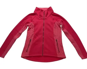 Columbia Full Zip Fleece Jacket Womens Medium Pink Full Zip Mock Neck Activewear thumbnail 1