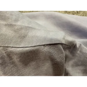 Daily Practice by Anthropologie Purple Vneck Short Sleeve Shirt Small S thumbnail 5