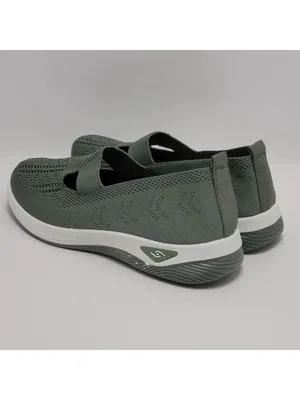 Women's Breathable Mesh Slip On Sneakers Comfortable Lightweight Walking Shoes thumbnail 11