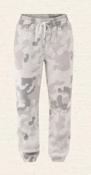 No Boundaries Grey Camouflage Jogger Sweatpants thumbnail 1