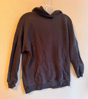 UGG Hoodie Women’s Black Aderlyn Fleece Lounge Dress Long Sleeve S thumbnail 1