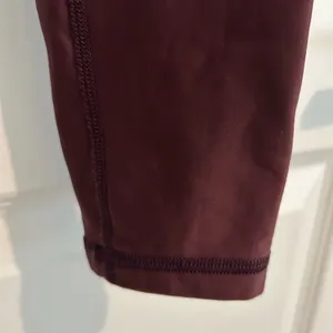 CRZ Yoga Fleece Lined Leggings Burgundy Purple Size XS thumbnail 4
