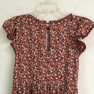 NWT Wild Fable brown Daisy print Granny floral dress XS‎ thumbnail 3