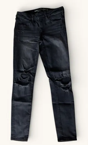 American Eagle‎ Jegging Super Stretch Skinny Jeans Women 6 Regular High Rise thumbnail 1