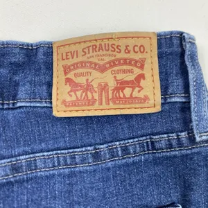 Levis Jeans Womens 28 Blue Classic Mid Rise‎ Skinny Stretch Denim Five Pocket thumbnail 8