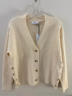 Greylin Vickie Cable Knit Oversized Cardigan Medium NWT‎ thumbnail 7