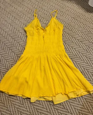 Mod On Trend Yellow mini dress thumbnail 1