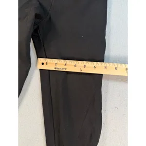 Y2k Zara Basic Black High Rise Side Zipper Leggings Slim Fit Pants Womens Small thumbnail 9