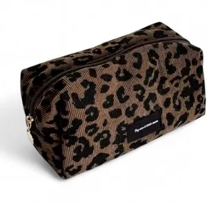 NWT Leopard Print Travel Dopp Kit Cosmetic Bag thumbnail 1