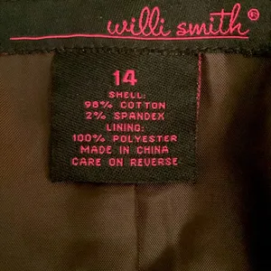 Willi Smith Vintage Floral Tapestry Corduroy Blazer thumbnail 4