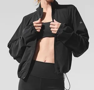 Alo Yoga Sport Star Full Zip Jacket Black S thumbnail 1