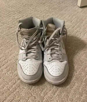 Nike Dunk High Retro White Vast Grey thumbnail 2