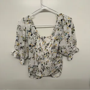 Abercrombie & Fitch Floral Cropped Top thumbnail 5