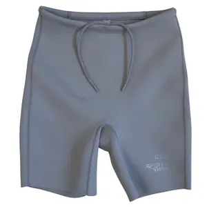 SKIMS Sport Swim Mid‎ Thigh Short Chrome Gray SW-MWS-0053 XS NWT thumbnail 1