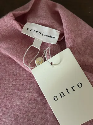 Entro Sweet Like Honey Light Pink Blouse size Medium NWT  thumbnail 6