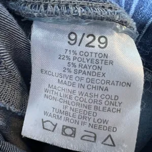 Celebrity Ace Pull On Distressed Denim Cargo Jogger‎ Pants 9/29 Elastic Waist thumbnail 8