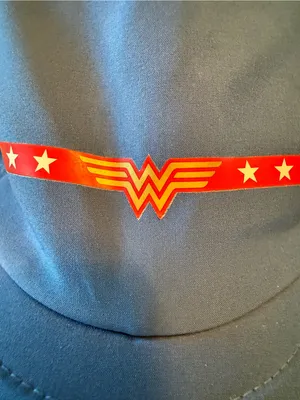 Wonder Woman Blue Logo Baseball Cap thumbnail 2