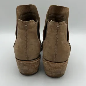 Dolce Vita Leather Ankle Booties Sz‎ 8 A21 Tan thumbnail 8