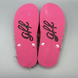 GFF Turf Flip Flops 10 Fit Women Size 7 7.5 Thongs Grass Halloween Party Novelty thumbnail 6