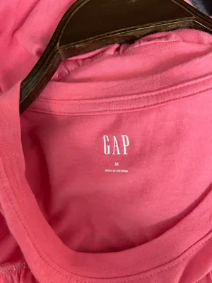 GAP Hot Pink Ruffled Hem Tank Top thumbnail 3