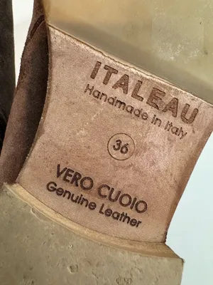 Italeau Miralda Suede Waterproof Boots Womens Size 36 Studded Winter Western thumbnail 6