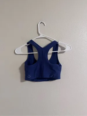Beyond Yoga Navy Blue Racerback Sports Bra thumbnail 2