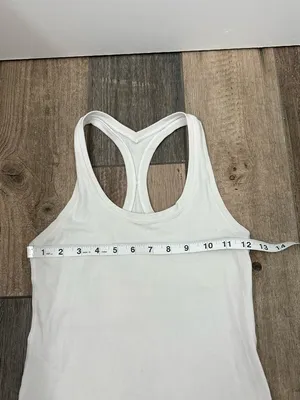 Lululemon racerback tank top white thumbnail 5