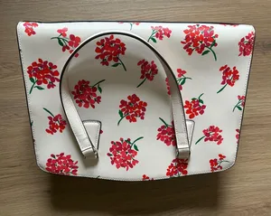 kate spade floral satchel pink thumbnail 3