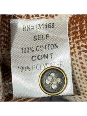 Fate Oversized Plaid Shacket Women’s Large Brown Cream Mixed Print Button NWT thumbnail 8