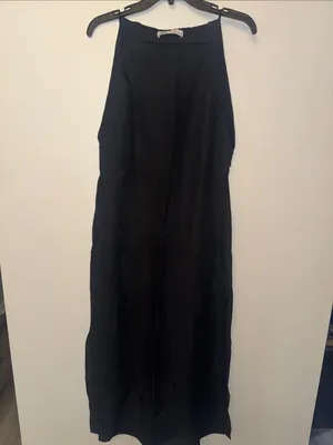 ZARA Women | Black | LINEN BLEND DRESS thumbnail 3