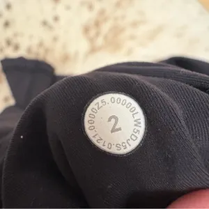LULULEMON Power‎ Thru High Rise Tight 25" Black Size 2 thumbnail 6