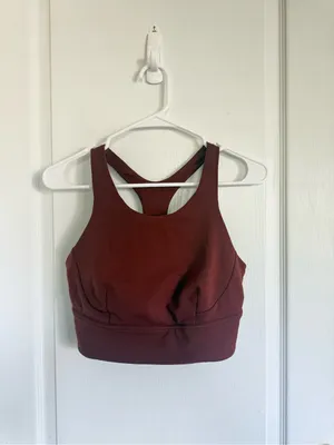 Lululemon Wunder Train Longline Bra *Medium Support, C/D Cup Date Brown thumbnail 6