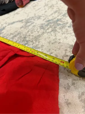 Vintage Alex Red Linen Pants High Waist Size 6 27” Inseam thumbnail 5