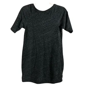 Abercrombie & Fitch Gray Heathered Raglan Short Sleeve T-Shirt‎ Dress XS thumbnail 7