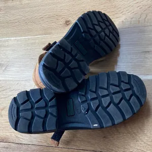 Vintage 90s Brown Leather Fisherman Sandals 🔥 thumbnail 3
