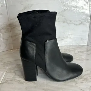 Nine West ladies black ankle‎ boots block heel size 10 M thumbnail 4