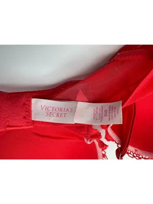 Victoria's Secret Body by Victoria Push-Up Bra Pink Rhinestone Floral Lace 34B thumbnail 5