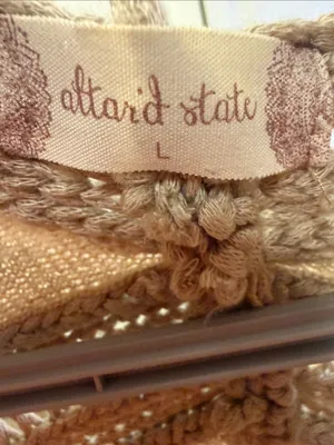 Altar'd State Boho Western Fringe Knit Vest – Size Large thumbnail 6