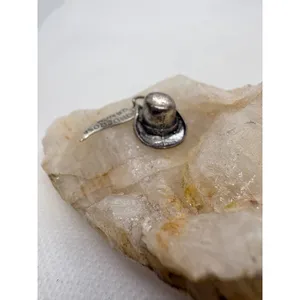 Vintage Sterling Silver Ponderosa Ranch Cowboy Hat Charm Bonanza Western 3.07g thumbnail 4